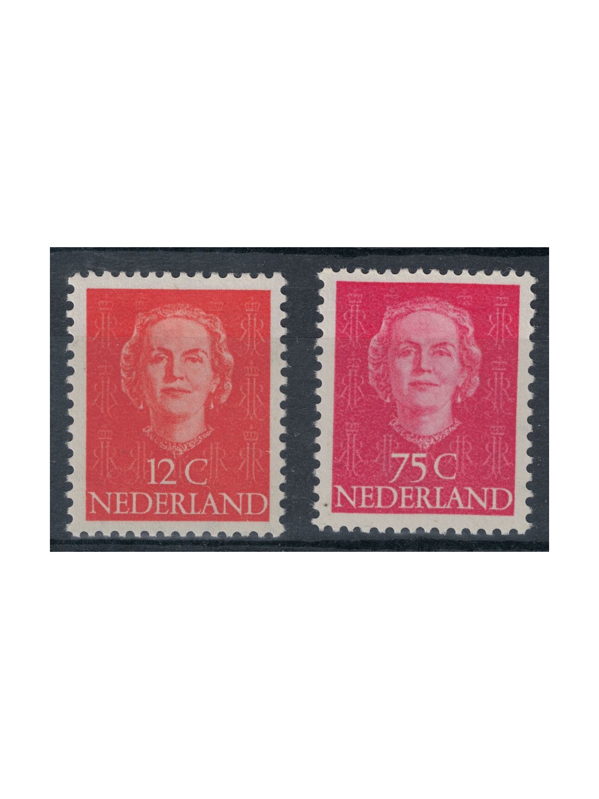 OLANDA 1952 Effigie della Regina Giuliana 2v MNH**