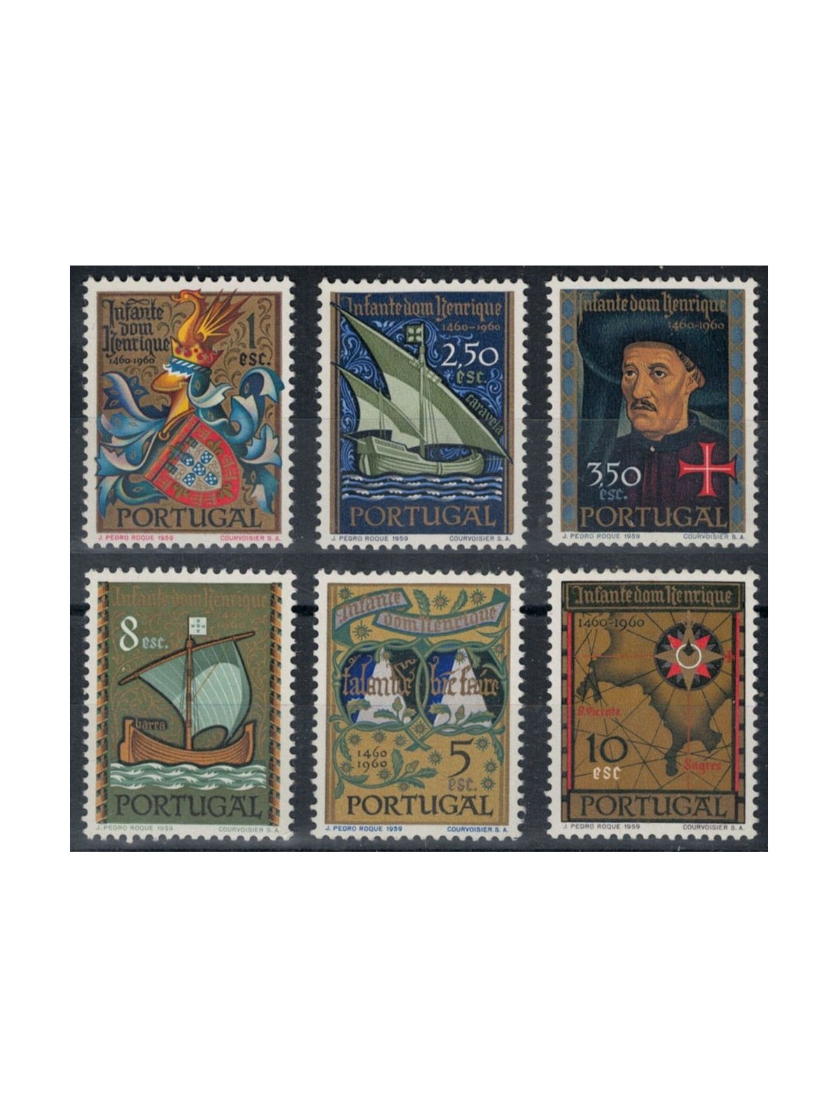 PORTUGAL 1960 Infante Don Enrico Aviz 6v MNH**