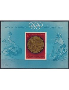 ROMANIA 1972 Olympic Games Medals s/s MNH**