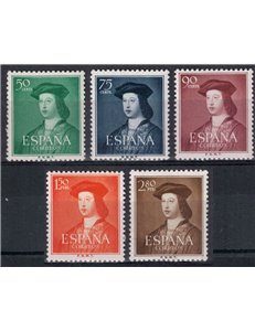 SPAIN 1952 Ferdinand the Catholic 5v MNH**