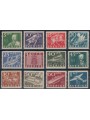 SVEZIA 1936 Centenario delle Poste svedesi 12v MH*©