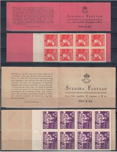 SVEZIA 1944 In onore della Marina Svedese 2 LB MNH**