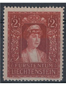LIECHTENSTEIN 1935 Effigie della Principessa Elsa MNH**
