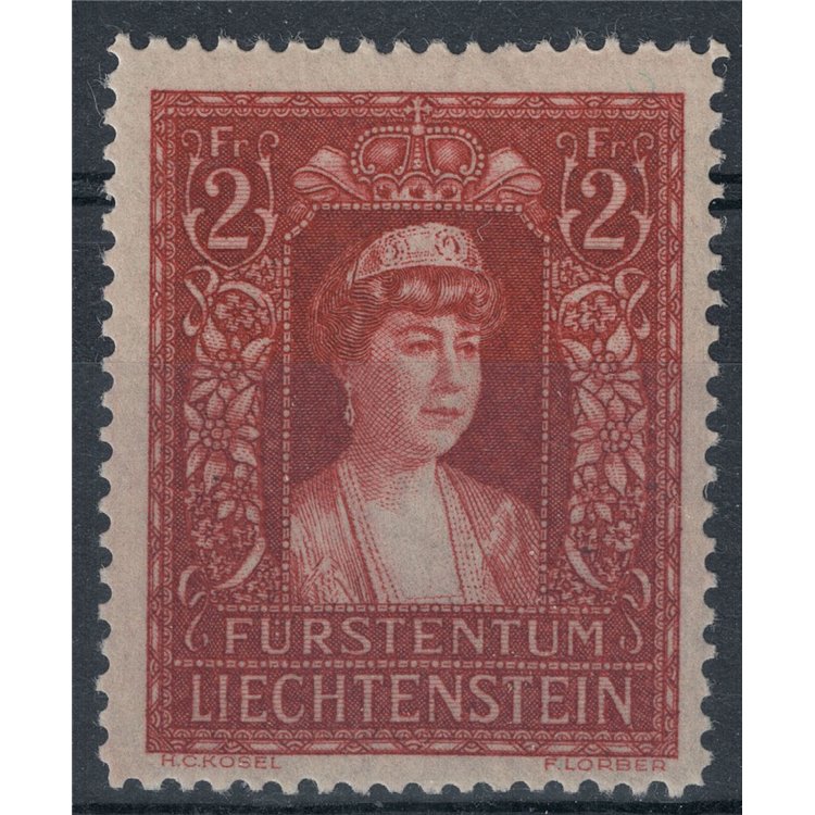 LIECHTENSTEIN 1935 Effigy of Princess Elsa MNH**