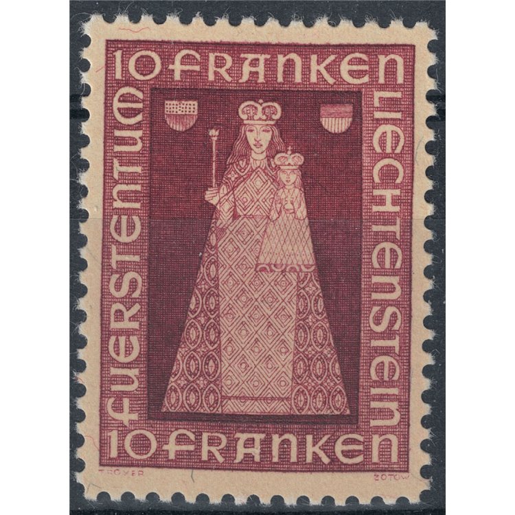 LIECHTENSTEIN 1941 Madonna of Dux MNH**