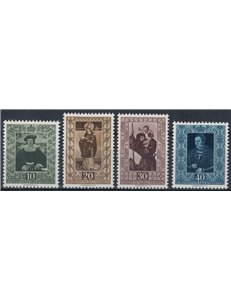 LIECHTENSTEIN 1953 Quadri della Galleria del Principato 4v MNH**