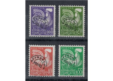 FRANCE 1960 Pre-cancelled (Roosters) 4v MNH**