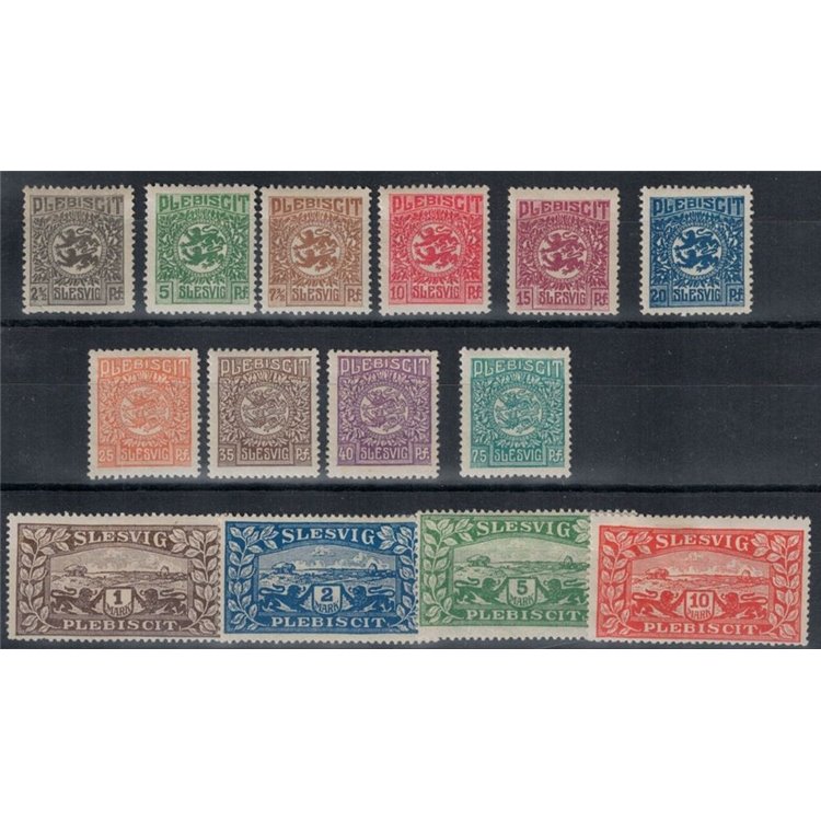 GERMANIA SLESVIG 1920 Plebiscito, Stemma 14v MH*