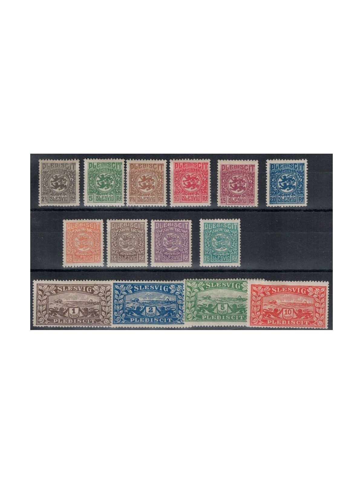 GERMANY SCHLESWIG 1920 Plebiscite, Coat of Arms 14v MH*