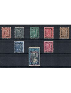 ALBANIA 1928 Assemblea Costituente 8v MNH**