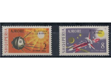 ALBANIA 1964 Riccione Expo 2v MNH**