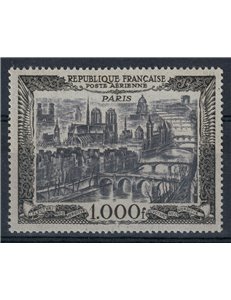 FRANCE 1950 View of Paris, airmail MNH**