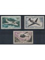 FRANCE 1957-59 Airmail, various aircraft 3v MNH**