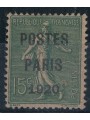 FRANCE 1920 Pre-cancelled (Sower) 15c olive green MNH** ©