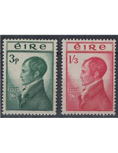IRELAND 1953 Robert Emmet Anniversary 2v MNH**