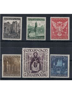 LUSSEMBURGO 1947 Abbazia di San Willibrord 6v MNH**