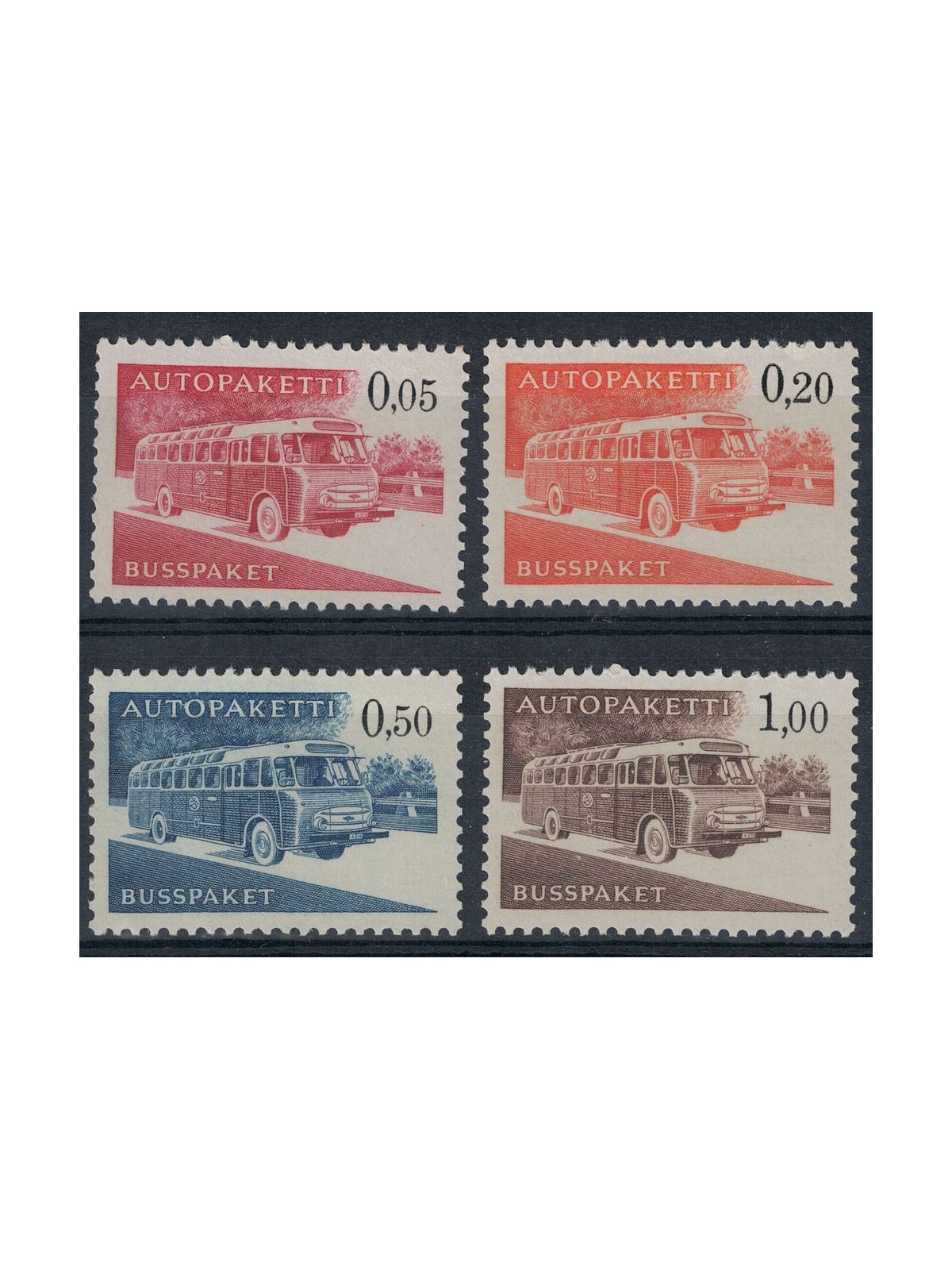 FINLAND 1963 Postal parcels 4v MNH**
