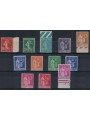 FRANCIA 1937-39 Serie ordinaria con nuovi valori 12v MNH**