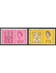 GREAT BRITAIN 1963 Campaign against hunger 2v MNH**
