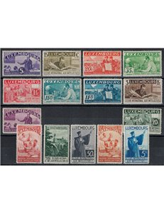 LUXEMBOURG 1935 Pro Committee for the Relief of Emigrant Intellectuals 15v MH*