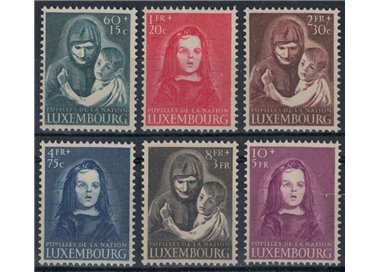 LUXEMBOURG 1950 Pro war orphans 6v MNH**
