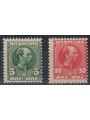 DENMARK 1905-06 Effigy of King Christian IX 2v MNH**