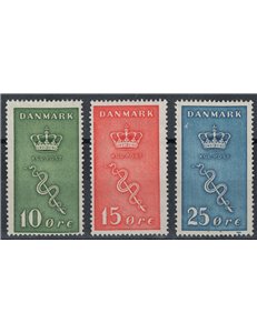DENMARK 1929 Pro works against cancer 3v MNH**
