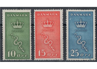 DANIMARCA 1929 Pro opere contro il cancro 3v MNH**