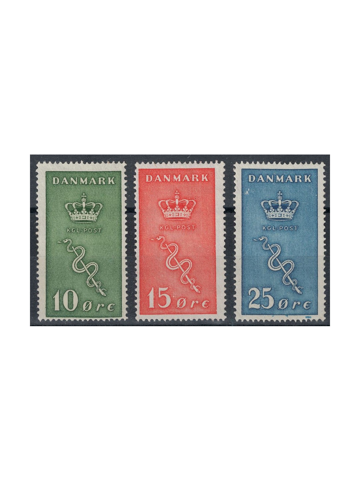 DANIMARCA 1929 Pro opere contro il cancro 3v MNH**