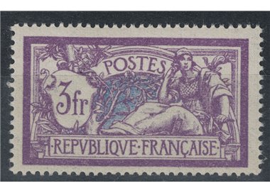 FRANCIA 1925 Allegoria, 3 fr. violetto e azzurro MNH**