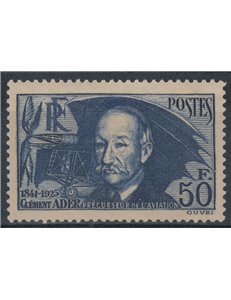 FRANCIA 1938 A ricordo di Clément Ader MNH**