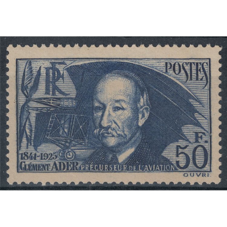 FRANCE 1938 In memory of Clément Ader MNH**