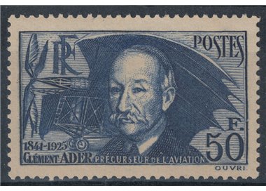 FRANCIA 1938 A ricordo di Clément Ader MNH**