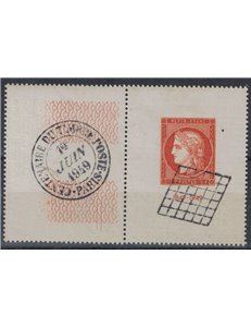 FRANCIA 1949 Esposizione filatelica Citex us