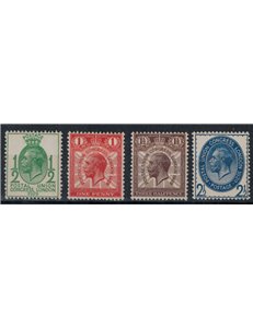 GRAN BRETAGNA 1929 Congresso Upu 4v MNH**