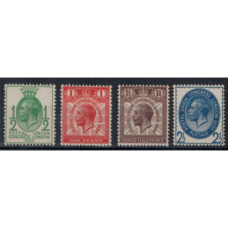 GRAN BRETAGNA 1929 Congresso Upu 4v MNH**