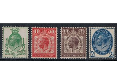 GRAN BRETAGNA 1929 Congresso Upu 4v MNH**