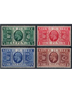 GREAT BRITAIN 1935 Jubilee of King George V 4v MNH**