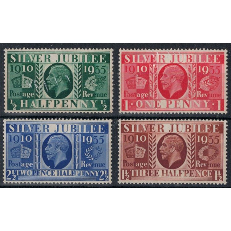 GRAN BRETAGNA 1935 Giubileo di Re Giorgio V 4v MNH**