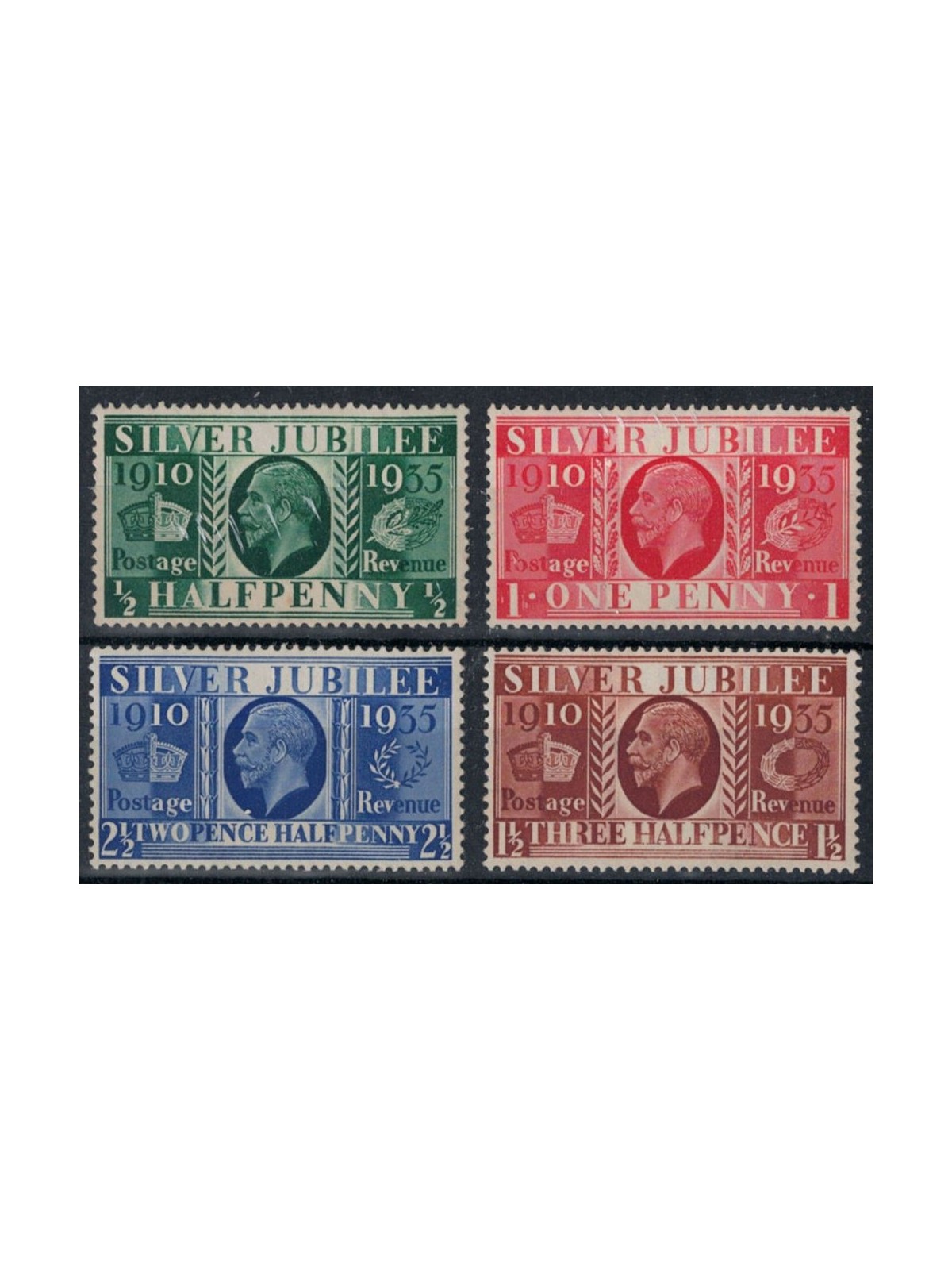 GRAN BRETAGNA 1935 Giubileo di Re Giorgio V 4v MNH**