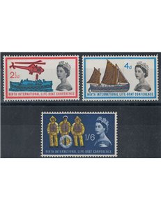GREAT BRITAIN 1963 Maritime safety (phosphorus) 3v MNH**