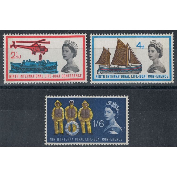 GREAT BRITAIN 1963 Maritime safety (phosphorus) 3v MNH**