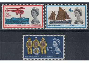 GRAN BRETAGNA 1963 Sicurezza marittima (fosforo) 3v MNH**