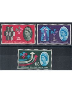 GRAN BRETAGNA 1962 Anno della produttività nazionale con bande di fosforo 3v MNH**