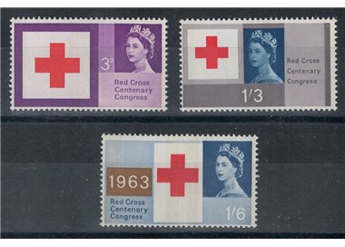 GREAT BRITAIN 1963 Red Cross (phosphorus) 3v MNH**