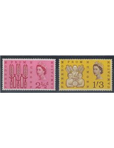 GRAN BRETAGNA 1963 Campagna contro la fame (fosforo) 2v MNH**