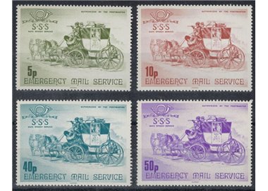 GREAT BRITAIN 1966 Emergency Mail Service 4v MNH**