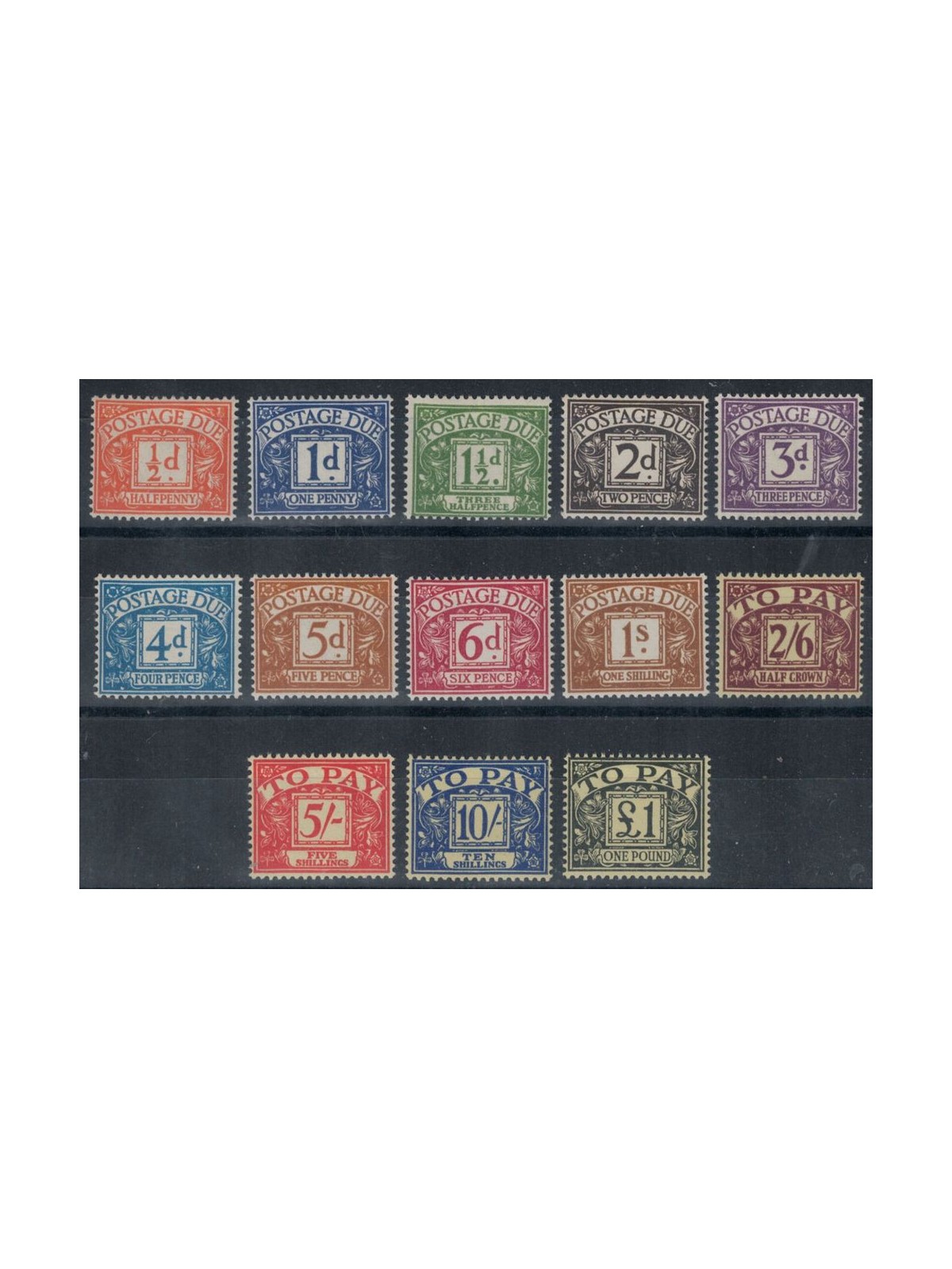 GREAT BRITAIN 1959-63 Postage Due 13v MNH**