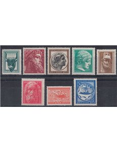 GREECE 1955 Ancient Greek Art 8v MNH**