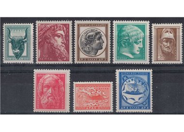 GREECE 1955 Ancient Greek Art 8v MNH**